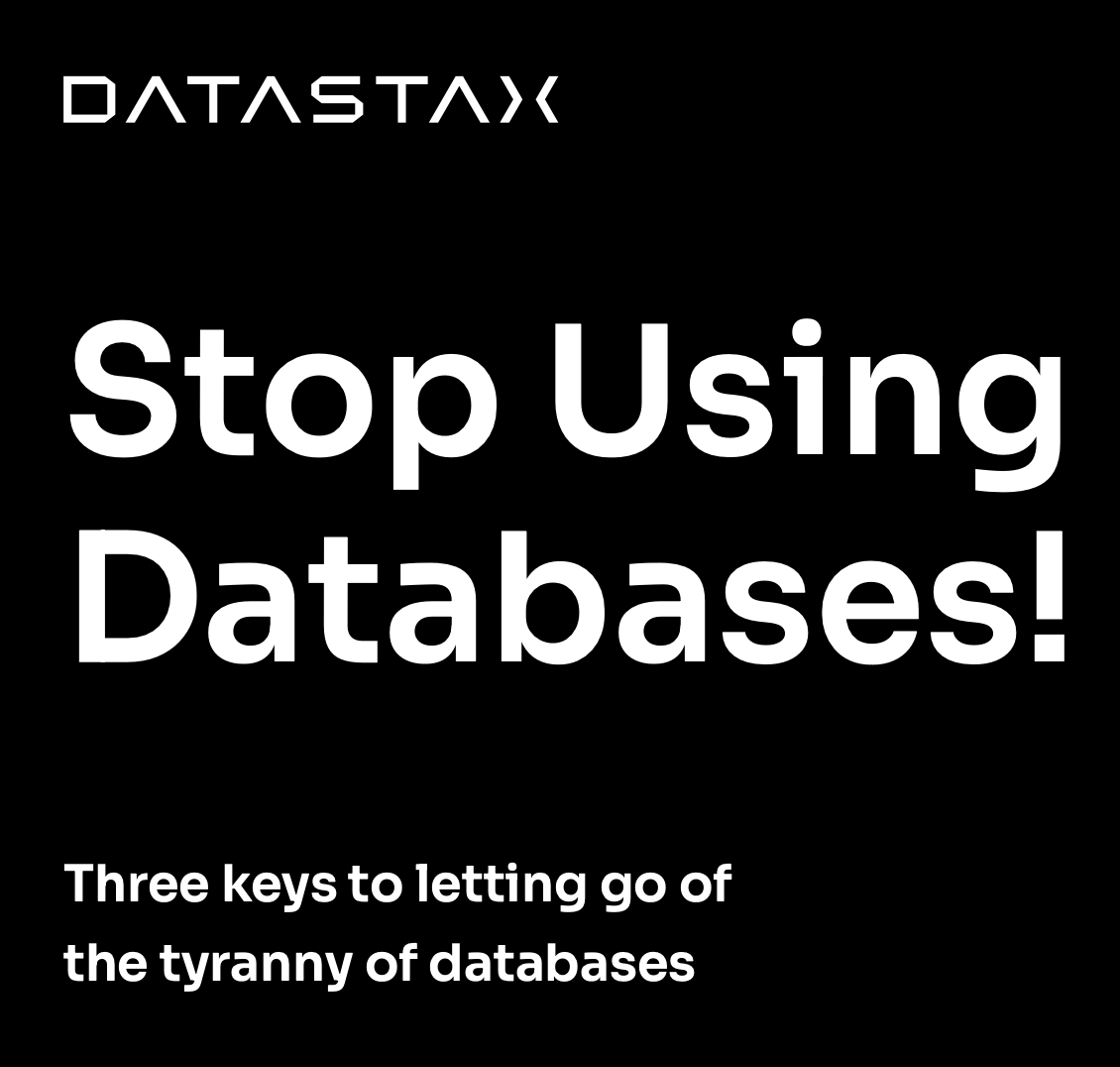 Stop using databases